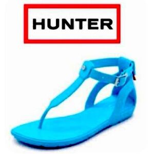 NEW HUNTER BOOTS brand rubber thong sandals women’s shoes size 6